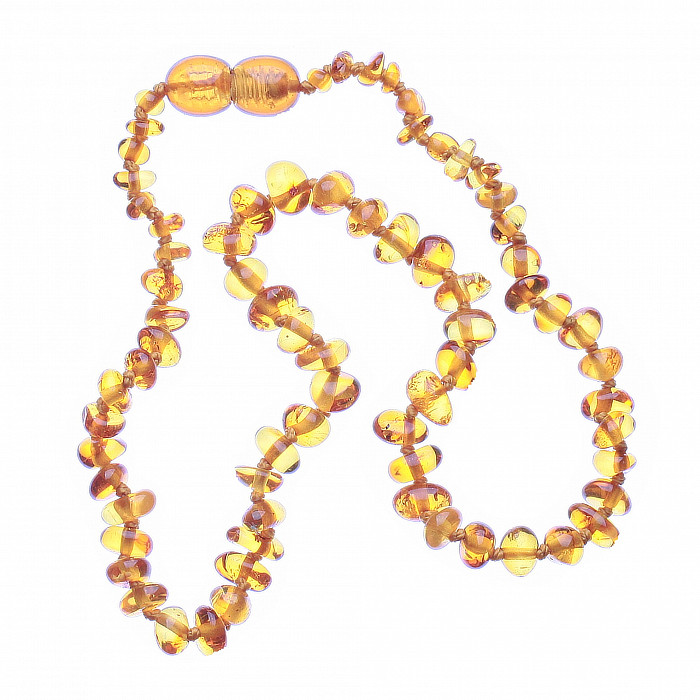 Jantarové korálky pro děti - multicolor