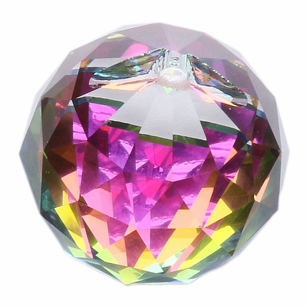 Koule Feng Shui broušený křišťál duhový Multicolor XL - 50 mm