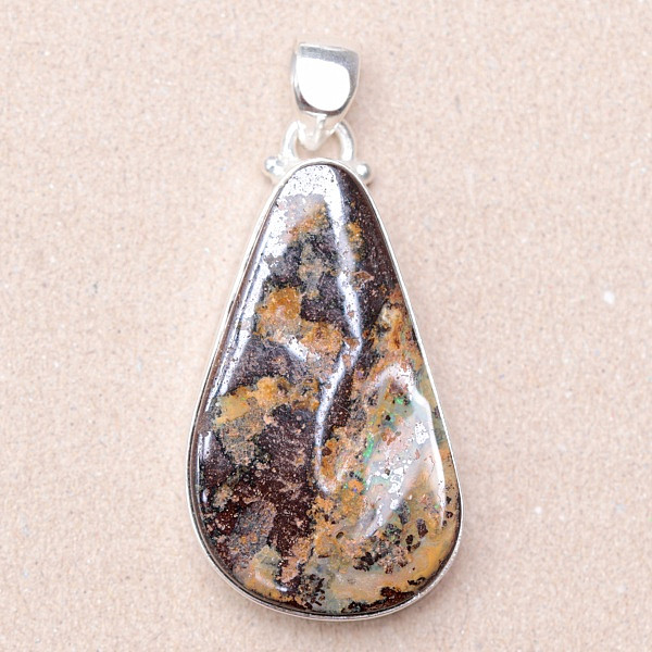 Opál boulder přívěsek stříbro Ag 925 22330 - 3