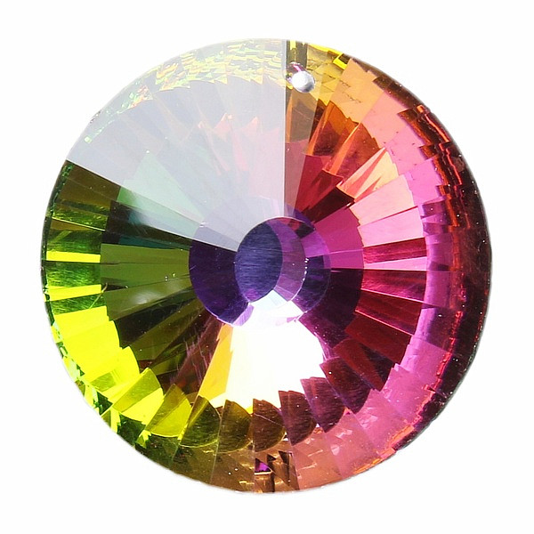 Slunce Feng Shui broušený křišťál duhový Multicolor - 45 mm