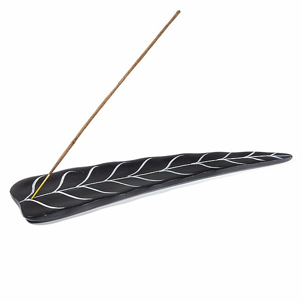 Stojánek Lístek na vonné tyčinky - délka 25 cm