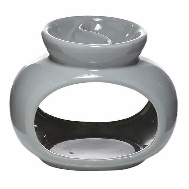 Aroma lampa keramická Ovál šedý - výška 11