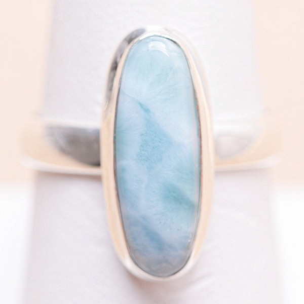 Larimar prsten stříbro Ag 925 29968 - 57 mm (US 8)