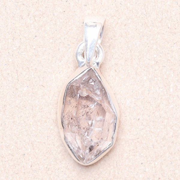 Herkimer diamant přívěsek stříbro Ag 925 LOT25 - 1