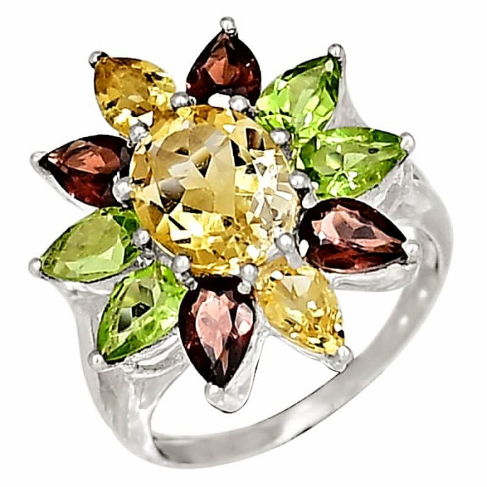 Multicolor prsten stříbro Ag 925 R5008CWMT - 59 mm (US 9)