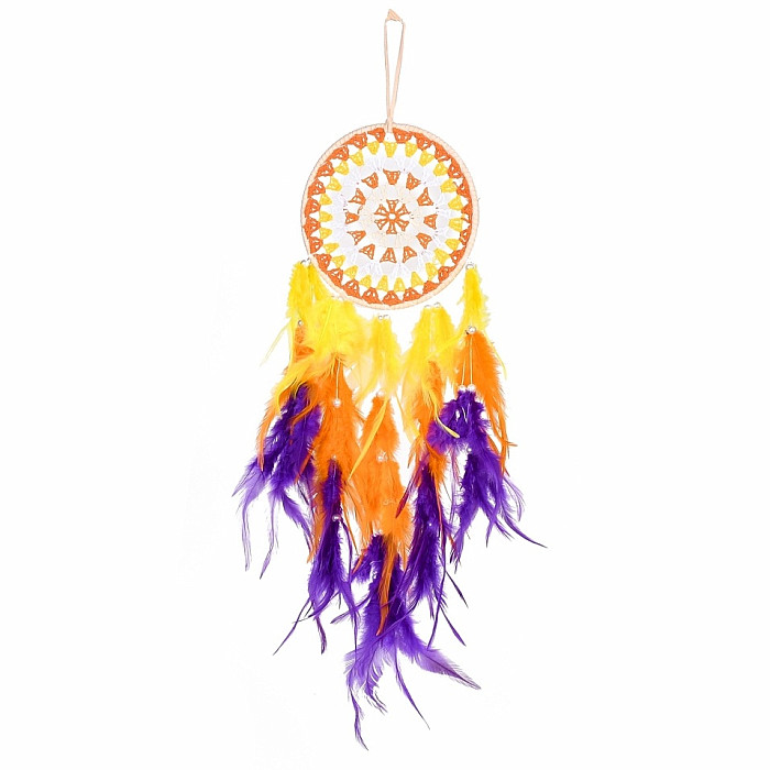 Lapač snů v indiánském stylu Mandala multicolor - cca 58 cm