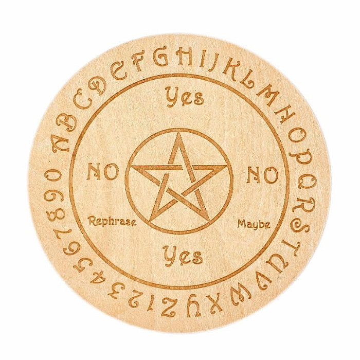 Podložka pod kyvadlo Pentagram a písmena - cca 0