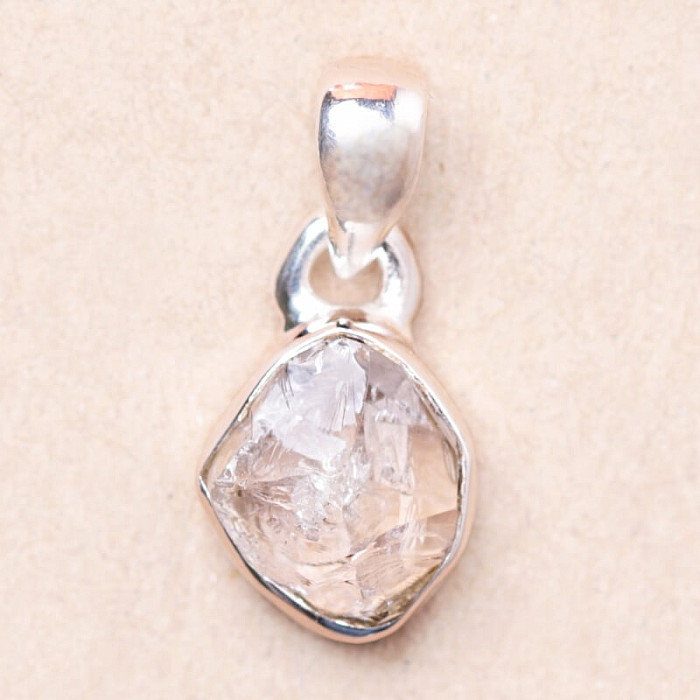 Herkimer diamant přívěsek stříbro Ag 925 P3086 - 0