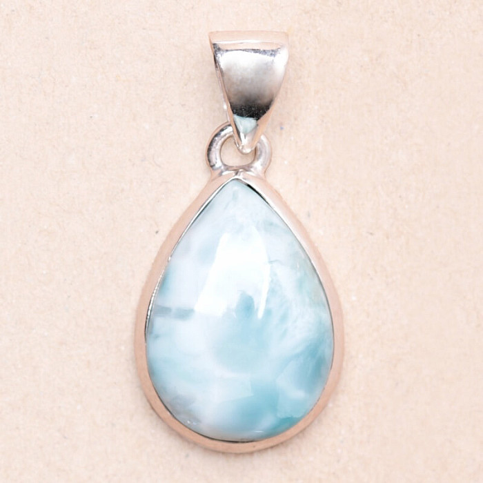 Larimar přívěsek stříbro Ag 925 LOT293 - 2 cm