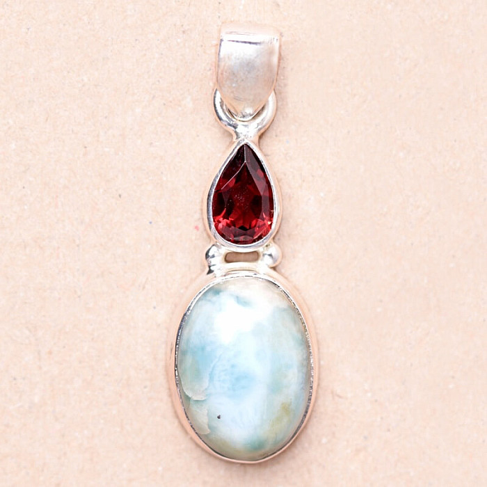 Larimar přívěsek stříbro Ag 925 82225 - 2