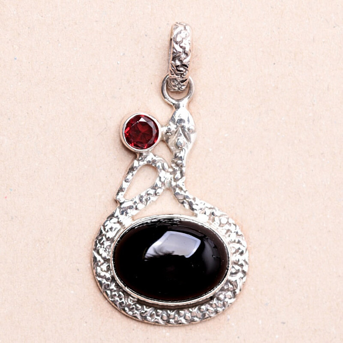 Onyx přívěsek stříbro Ag 925 67791 - 2