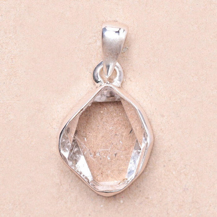 Herkimer diamant přívěsek stříbro Ag 925 LOT111 - 1