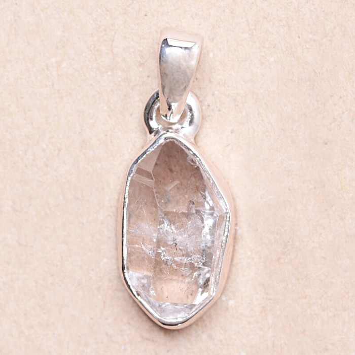 Herkimer diamant přívěsek stříbro Ag 925 LOT61 - 1