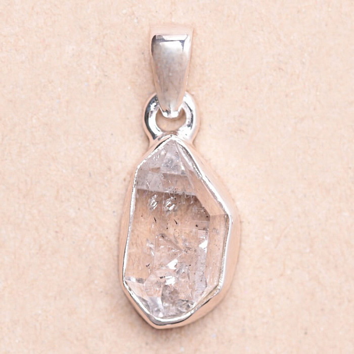 Herkimer diamant přívěsek stříbro Ag 925 LOT63 - 1