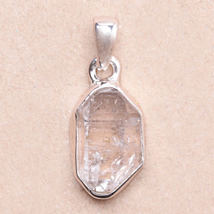 Herkimer diamant přívěsek stříbro Ag 925 LOT64 - 1