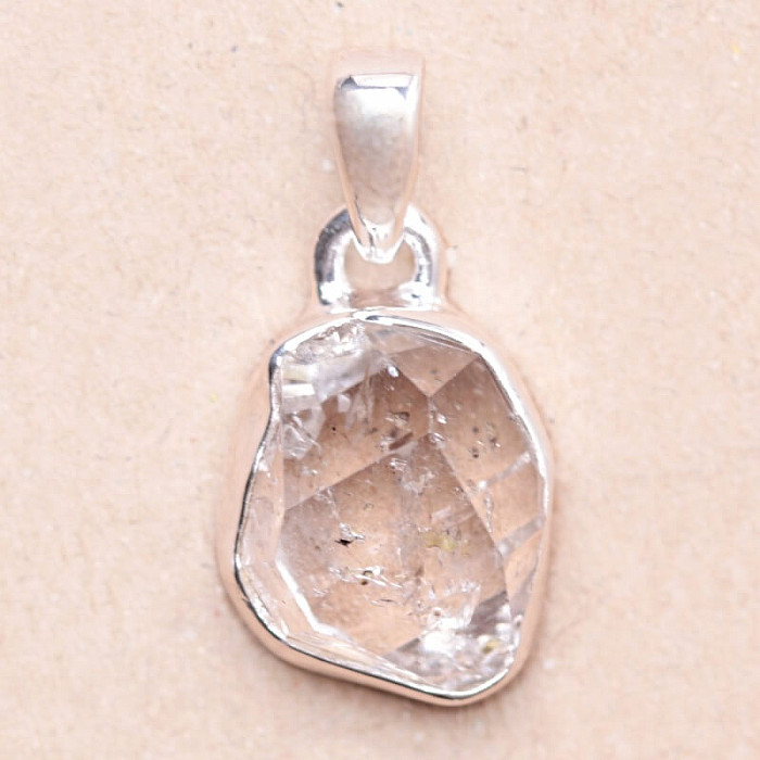 Herkimer diamant přívěsek stříbro Ag 925 LOT65 - 1