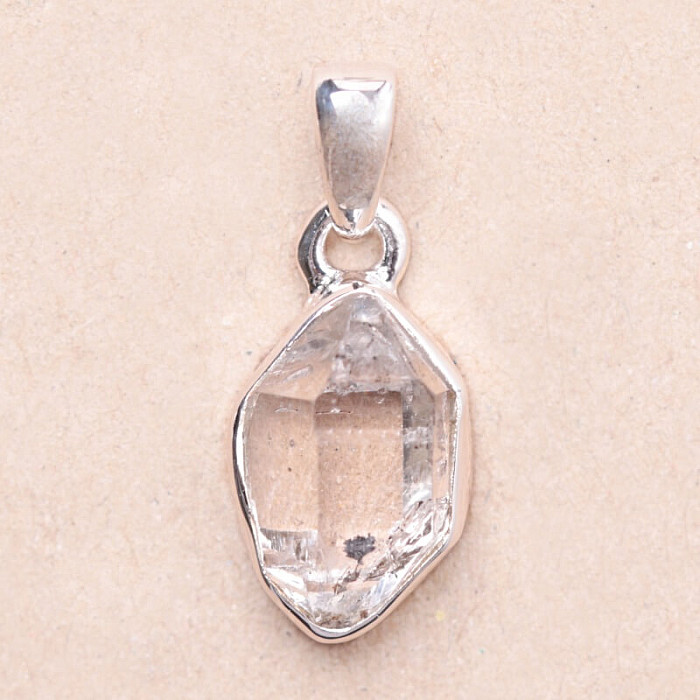 Herkimer diamant přívěsek stříbro Ag 925 LOT68 - 1