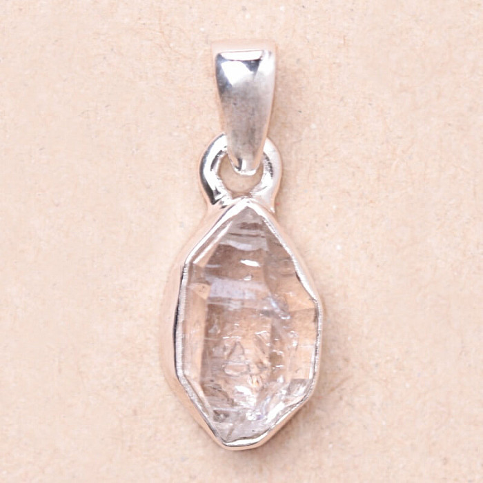 Herkimer diamant přívěsek stříbro Ag 925 LOT73 - 1