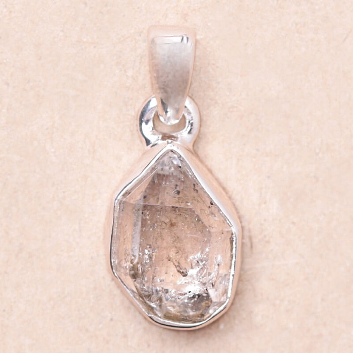 Herkimer diamant přívěsek stříbro Ag 925 LOT74 - 1