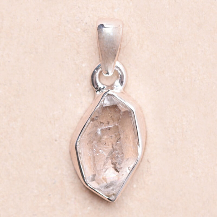 Herkimer diamant přívěsek stříbro Ag 925 LOT77 - 1