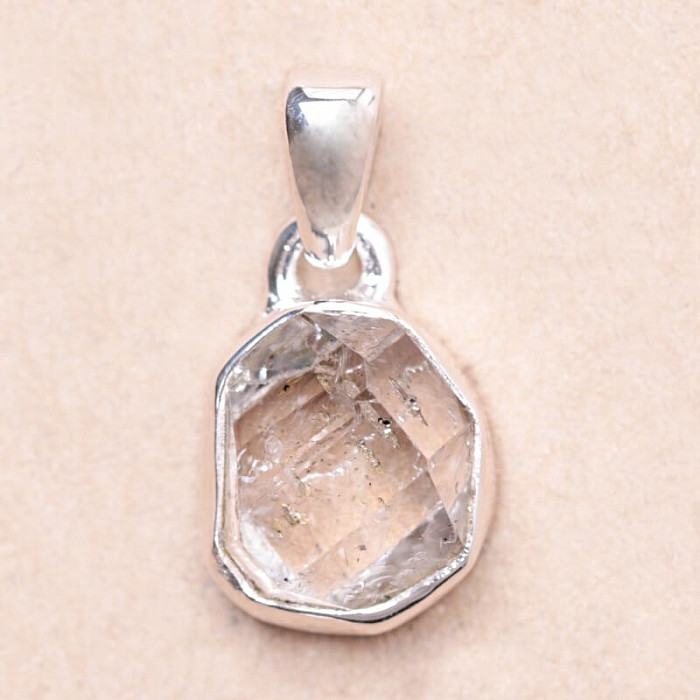 Herkimer diamant přívěsek stříbro Ag 925 LOT81 - 1