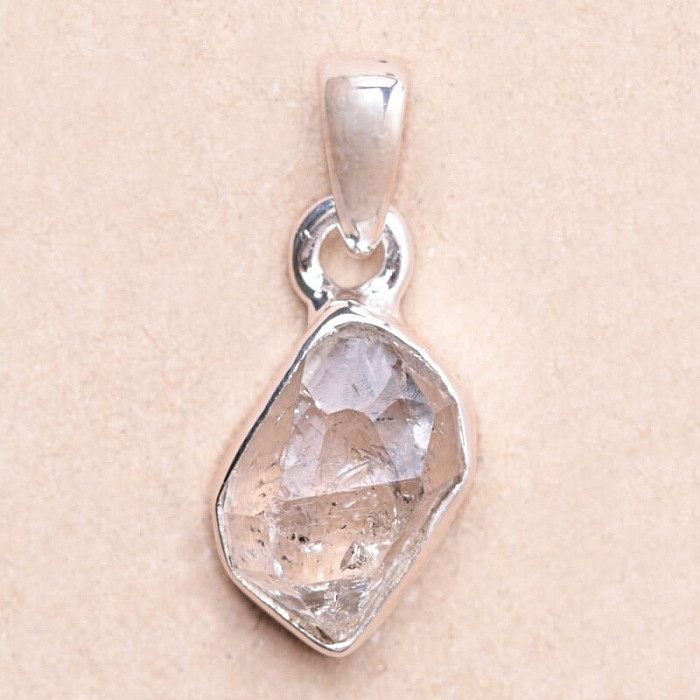 Herkimer diamant přívěsek stříbro Ag 925 LOT82 - 1