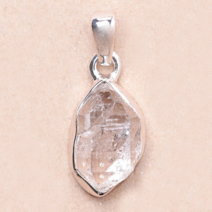 Herkimer diamant přívěsek stříbro Ag 925 LOT83 - 1