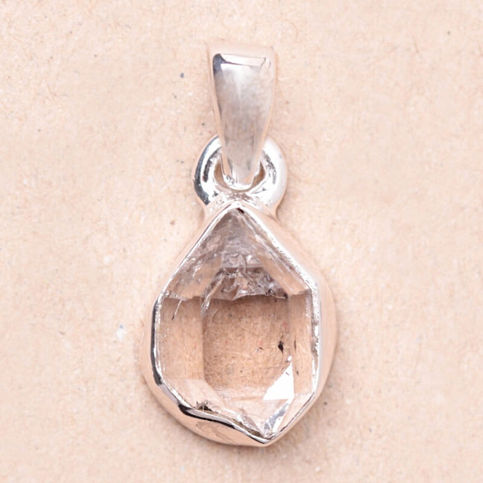 Herkimer diamant přívěsek stříbro Ag 925 LOT87 - 1