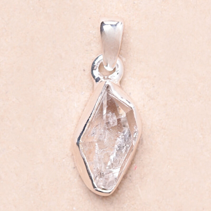 Herkimer diamant přívěsek stříbro Ag 925 LOT88 - 1