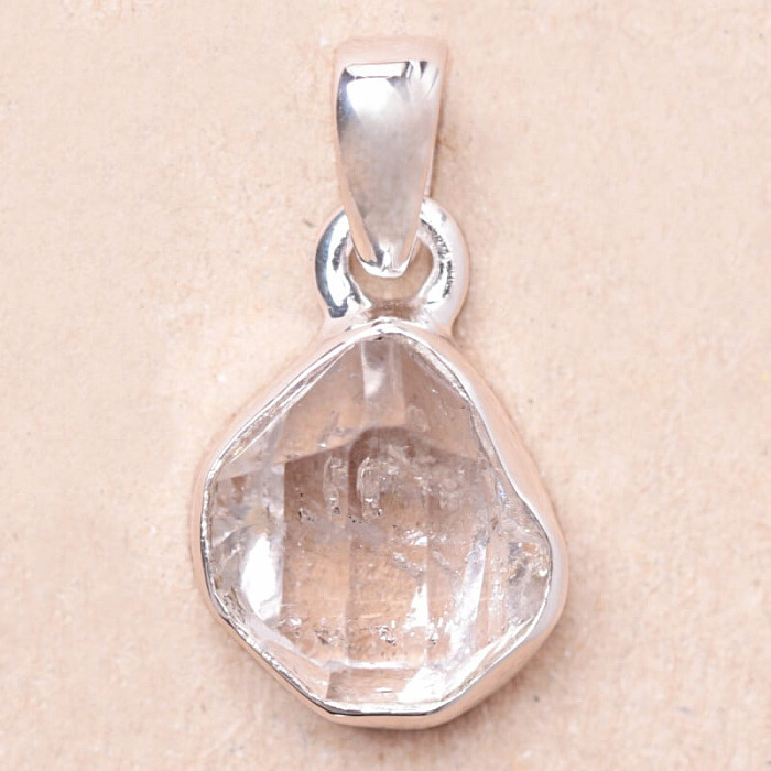 Herkimer diamant přívěsek stříbro Ag 925 LOT91 - 1