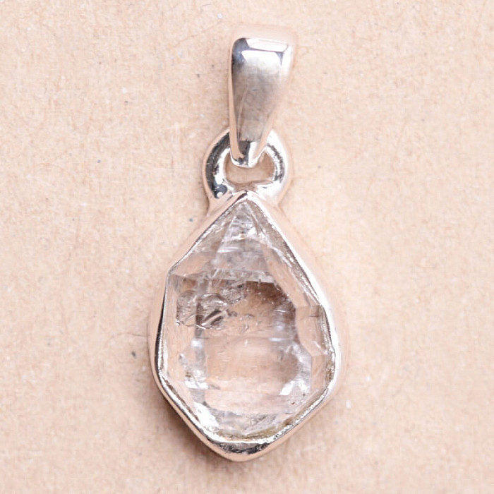 Herkimer diamant přívěsek stříbro Ag 925 LOT93 - 1