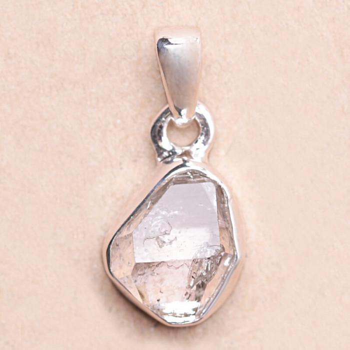 Herkimer diamant přívěsek stříbro Ag 925 LOT94 - 1