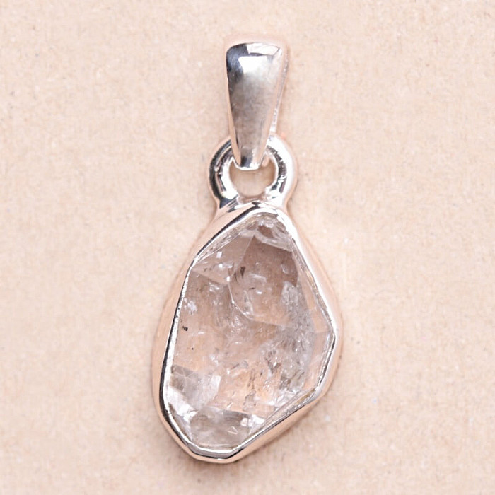 Herkimer diamant přívěsek stříbro Ag 925 LOT95 - 1