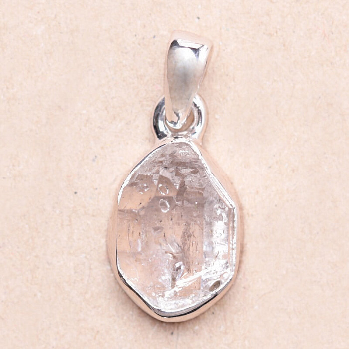Herkimer diamant přívěsek stříbro Ag 925 LOT97 - 1