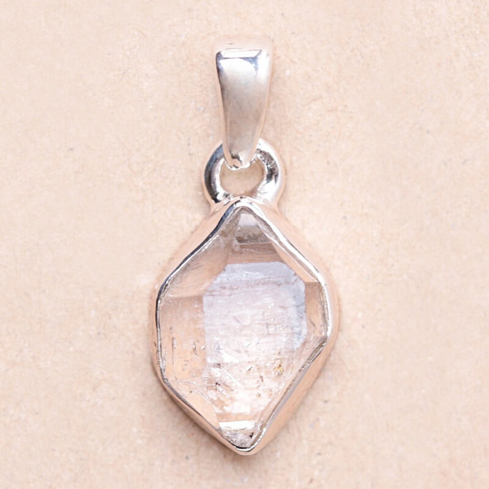 Herkimer diamant přívěsek stříbro Ag 925 LOT98 - 1