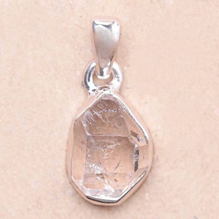 Herkimer diamant přívěsek stříbro Ag 925 LOT99 - 1