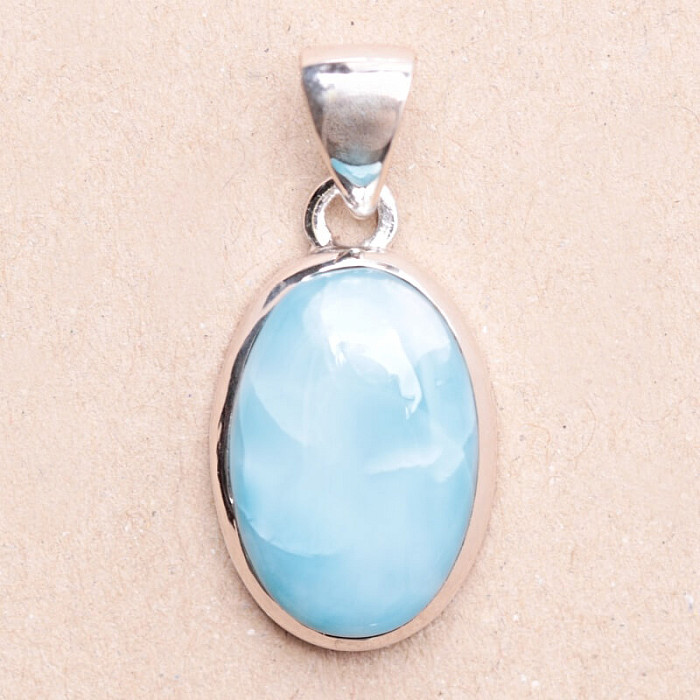 Larimar přívěsek stříbro Ag 925 LOT316 - 2 cm