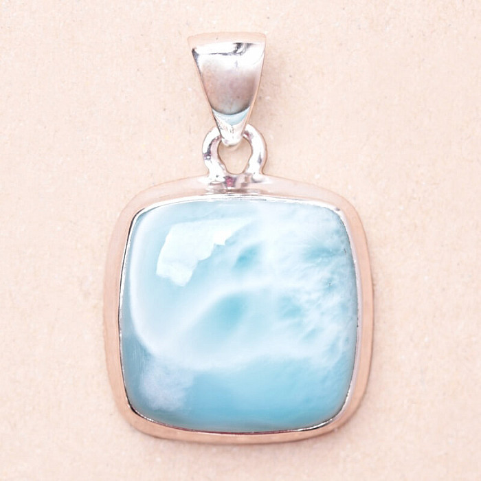 Larimar přívěsek stříbro Ag 925 LOT355 - 2 cm