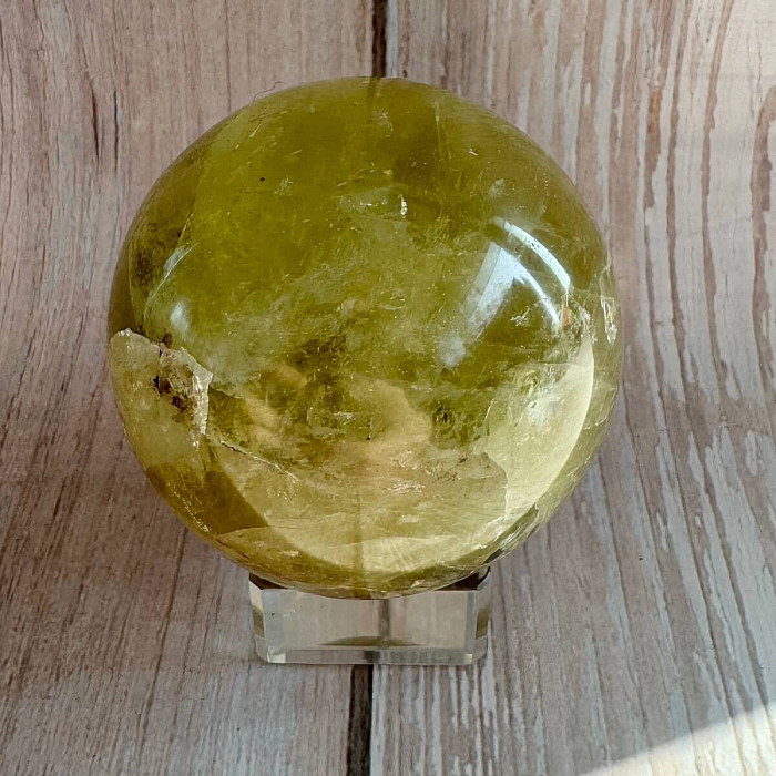Citrín lemon koule 3 - ø 5