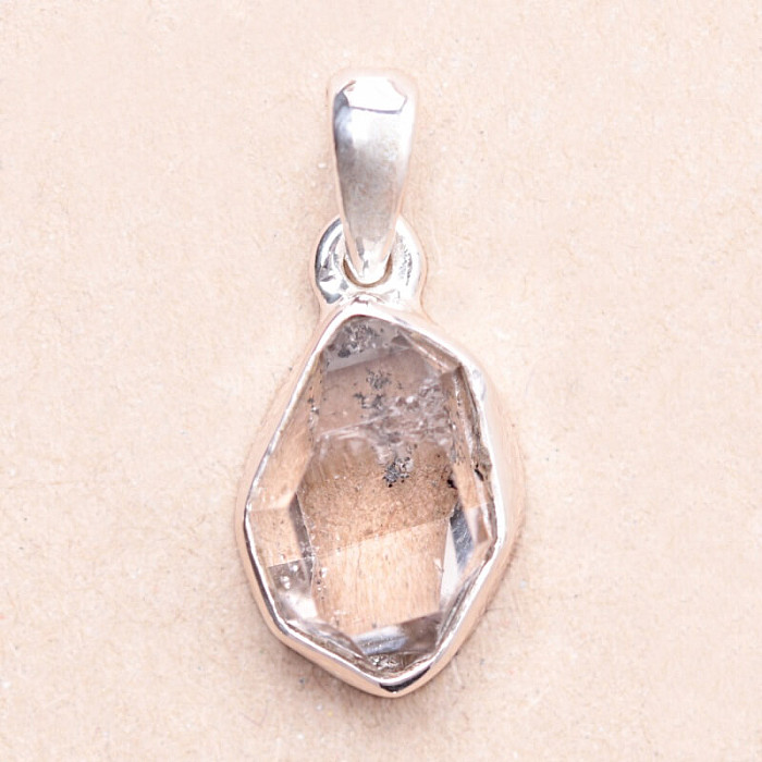 Herkimer diamant přívěsek stříbro Ag 925 LOT132 - 1