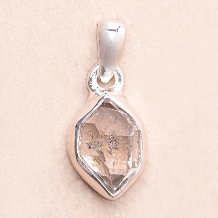 Herkimer diamant přívěsek stříbro Ag 925 LOT147 - 1