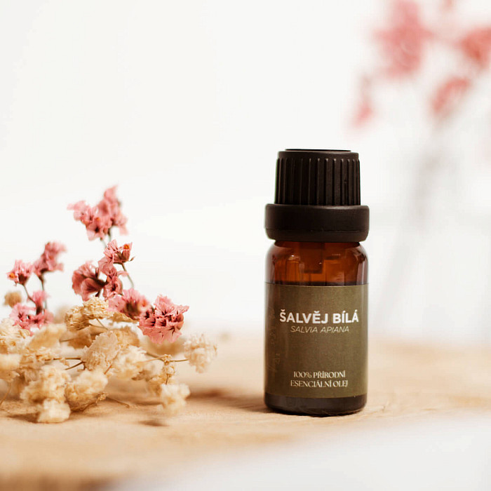 By Nefertitis Šalvěj bílá 100% esenciální olej - 10 ml