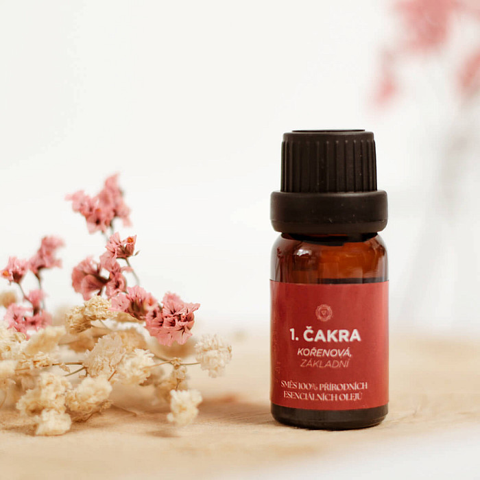 By Nefertitis Směs 100% esenciálních olejů 1. čakra - 10 ml