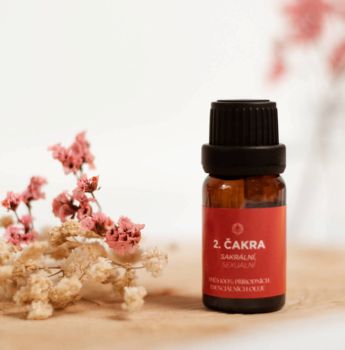 By Nefertitis Směs 100% esenciálních olejů 2. čakra - 10 ml