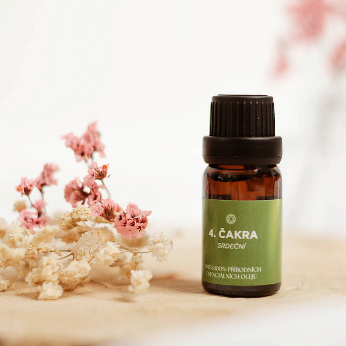 By Nefertitis Směs 100% esenciálních olejů 4. čakra - 10 ml