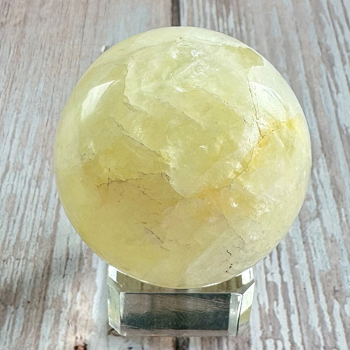 Citrín lemon koule KO1 - ø 4 cm