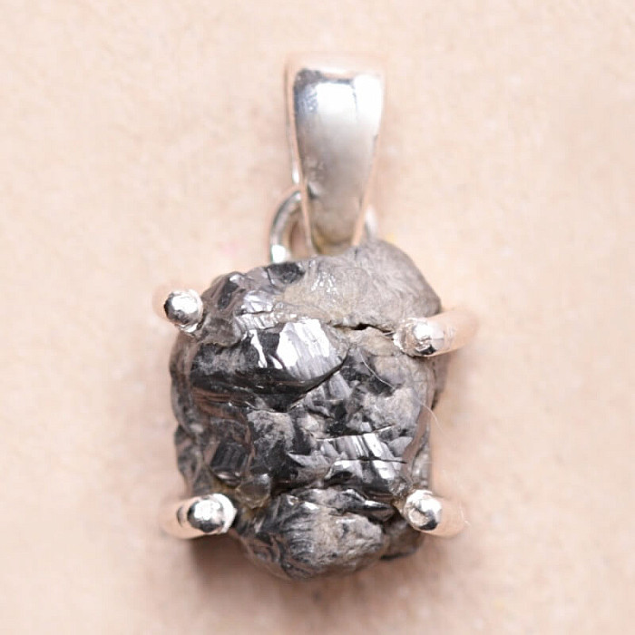 Diamant přírodní surový přívěsek stříbro Ag 925 LOT52 - 1 cm
