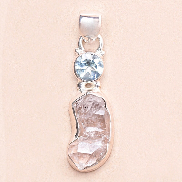 Herkimer diamant přívěsek stříbro Ag 925 KO249 - 2