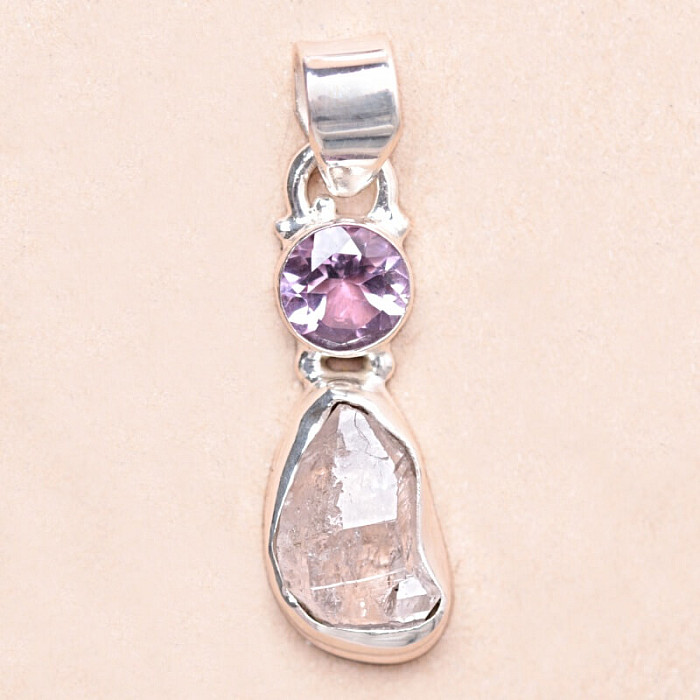 Herkimer diamant přívěsek stříbro Ag 925 KO250 - 2