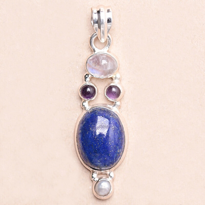 Lapis Lazuli přívěsek stříbro Ag 925 24387 - 3